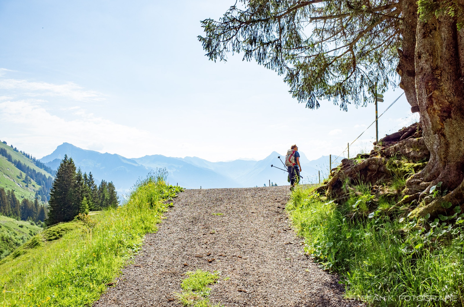 da rechts ist der Alpengasthof Edelweiß